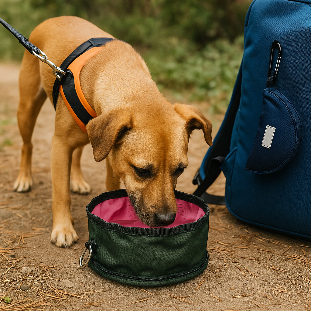 Portable Collapsible Pet Travel Bowl