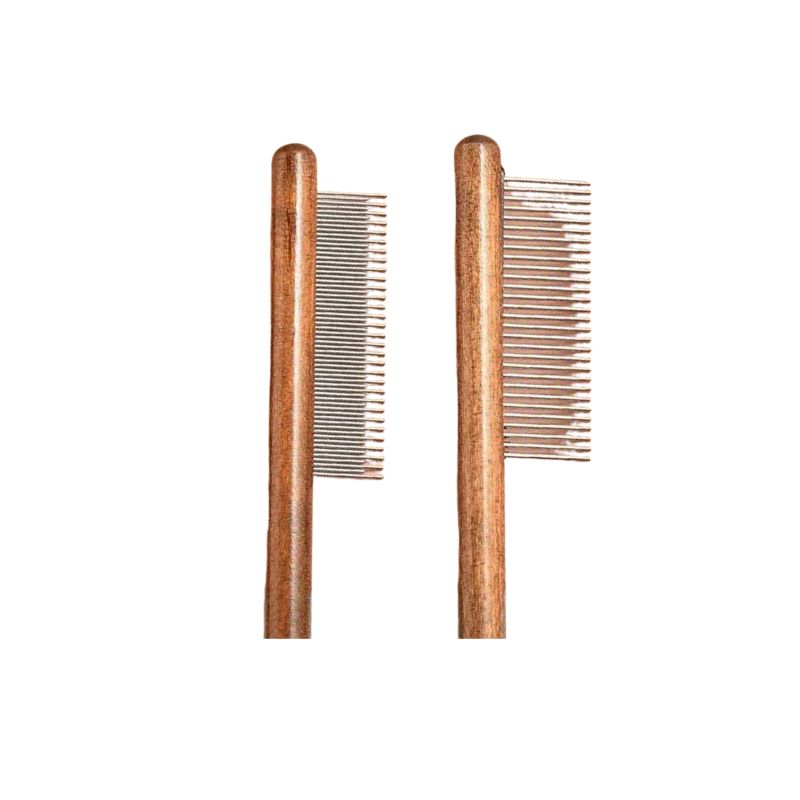Solid Wood Pet Hair Removal Comb