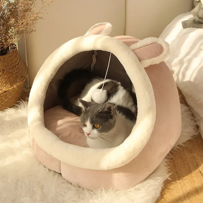 Washable Pet Lounger Warm Bed