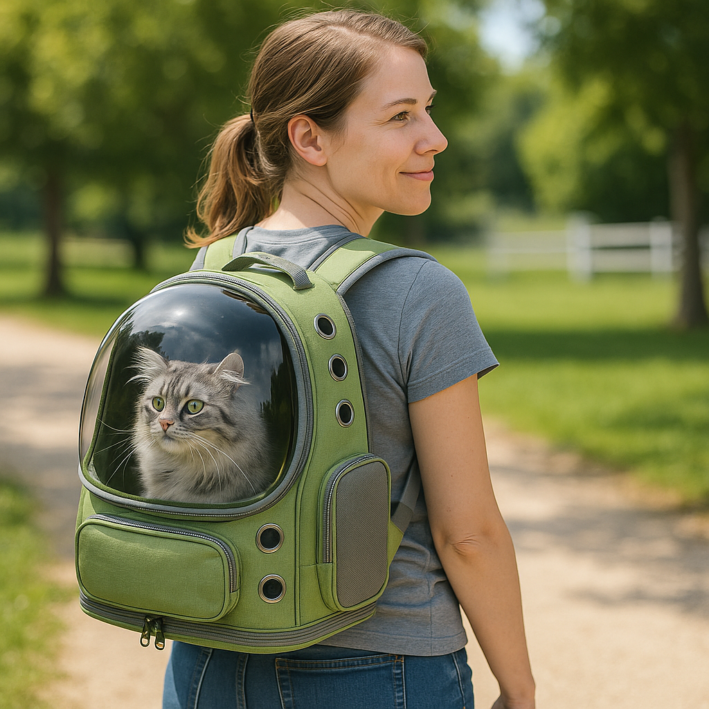 Transparent Cat Carrier Backpack