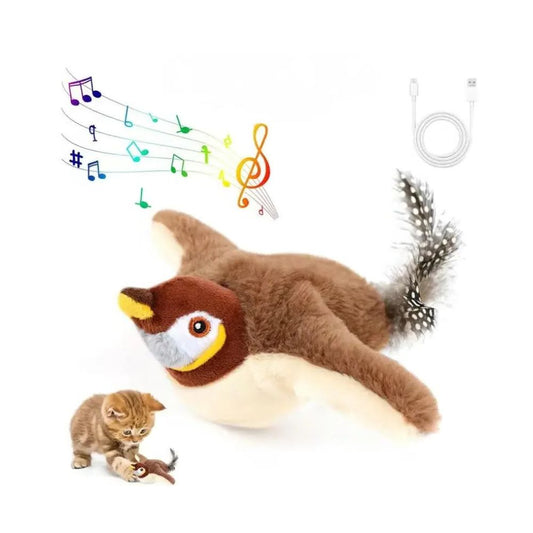 Interactive Flapping Bird Cat Toy