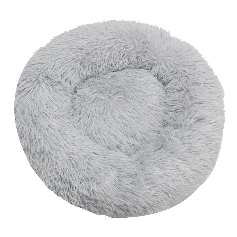 Comfortable Plush Donut Pet Bed