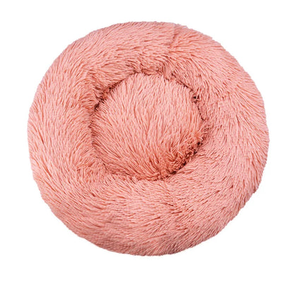 Comfortable Plush Donut Pet Bed