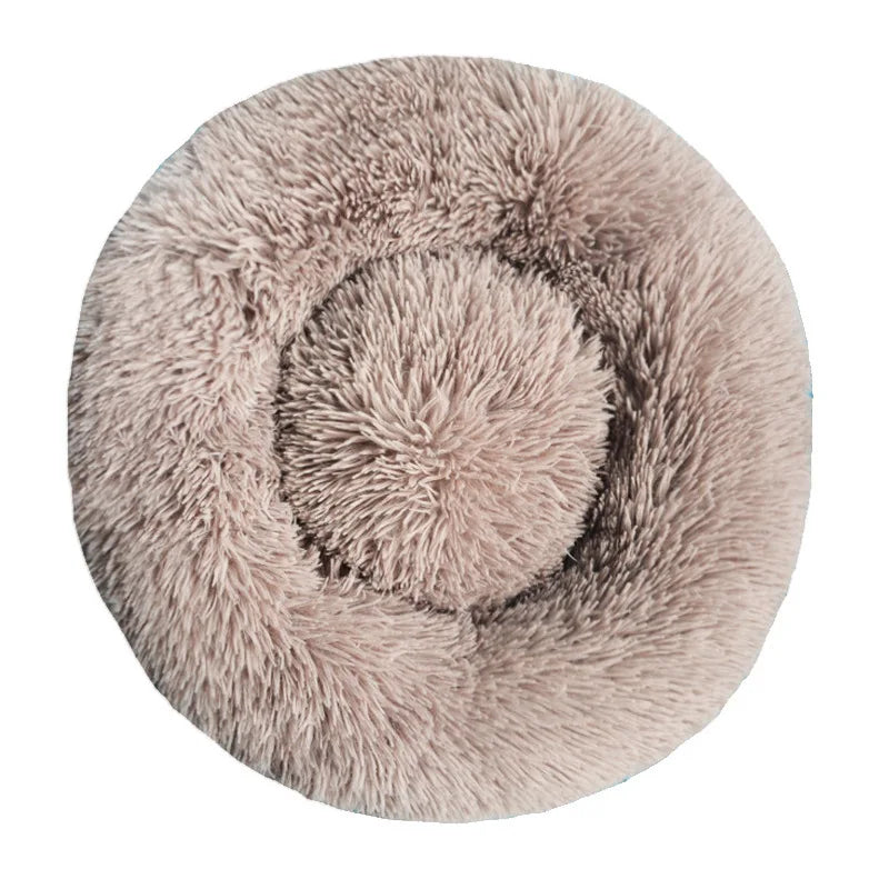 Comfortable Plush Donut Pet Bed