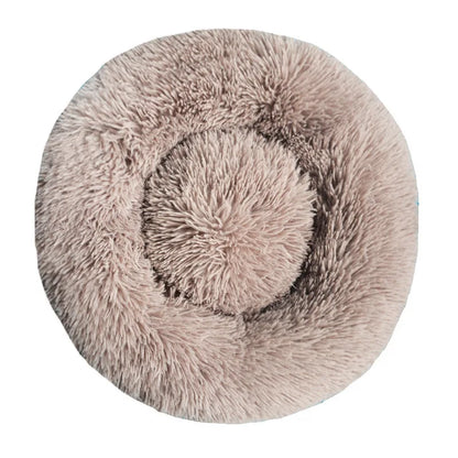 Comfortable Plush Donut Pet Bed