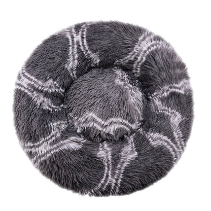 Comfortable Plush Donut Pet Bed