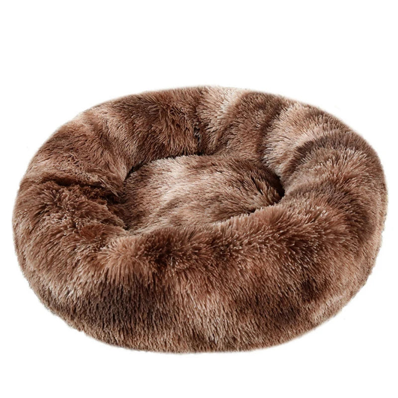 Comfortable Plush Donut Pet Bed