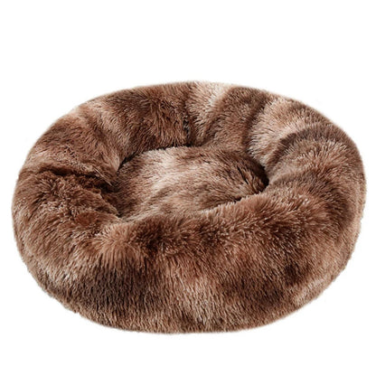 Comfortable Plush Donut Pet Bed