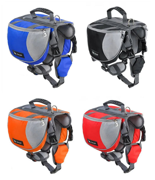 Portable Reflective Dog Travel Backpack